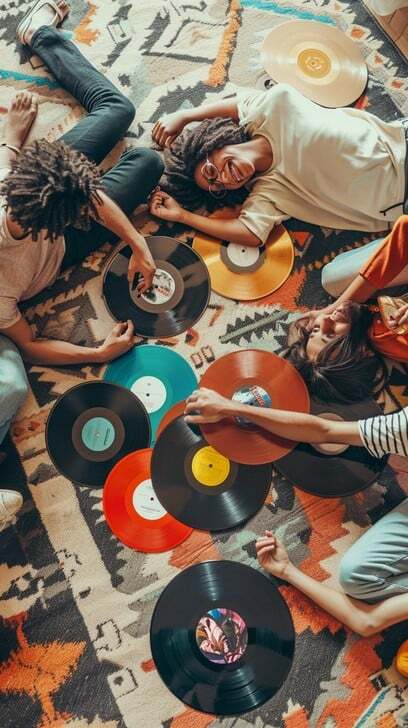 vinyl-listening-party-stockcake